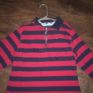 Half zip pullover shirt